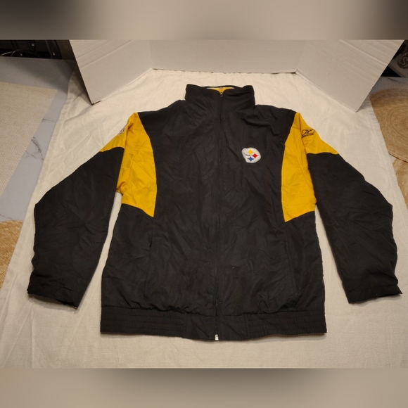 Vintage Reebok Steelers Pro Line Men Jacket Size - XL - Picture 4 of 14